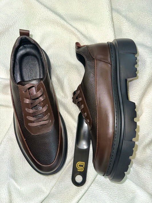 C005-Chaussure en cuir véritable – Confort ultime pour tous les jours